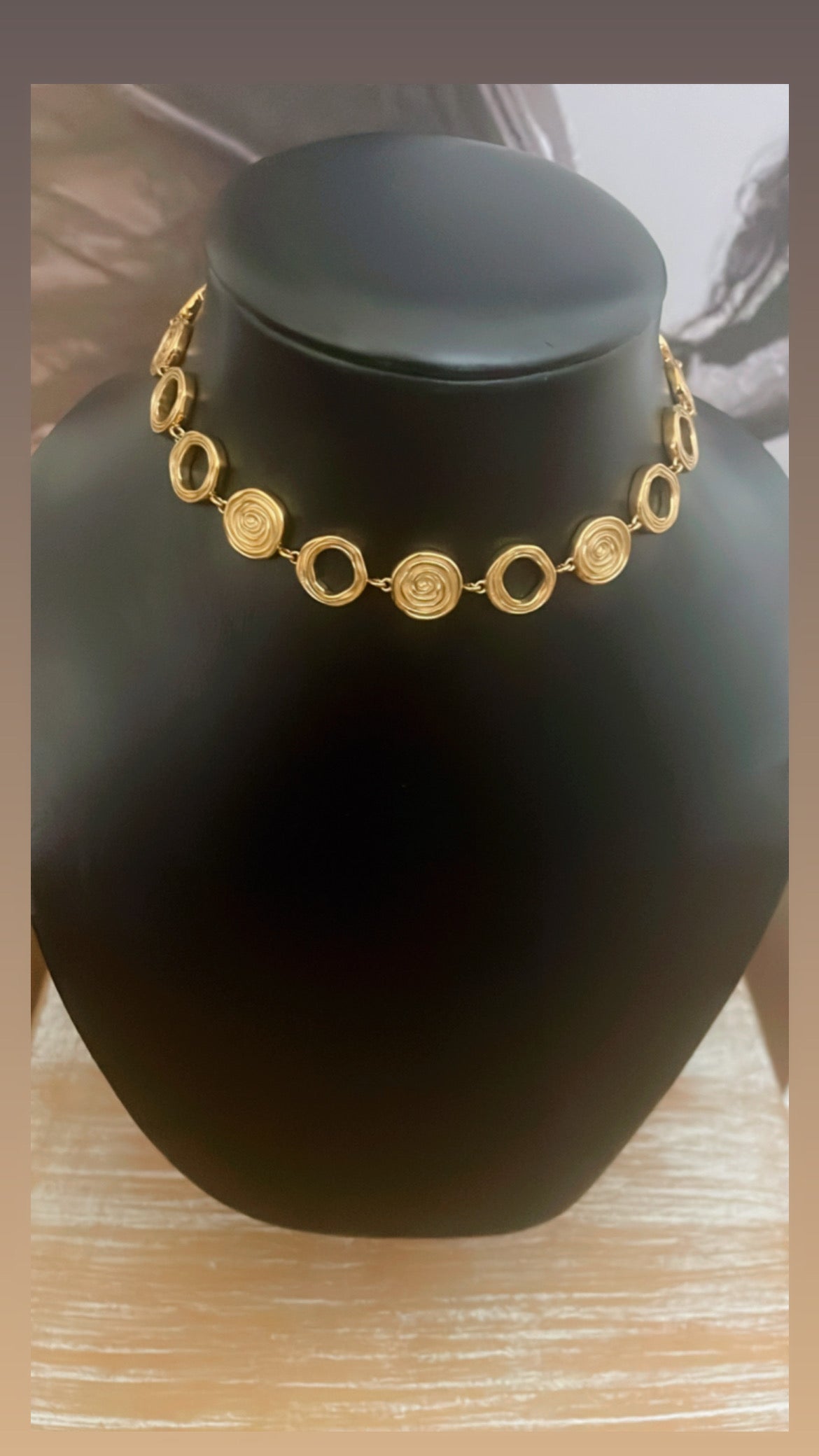 Collier de pièces de monnaie de la déesse grecque