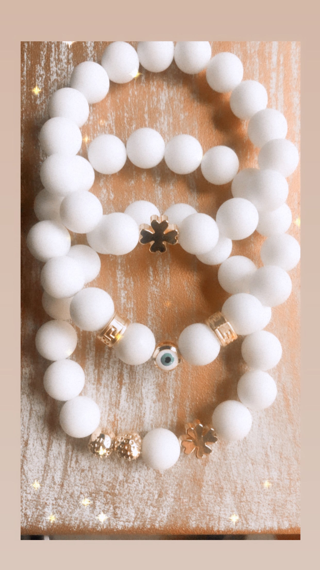 White Sand Bracelets