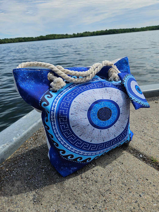 Evil Eye Beach Bags