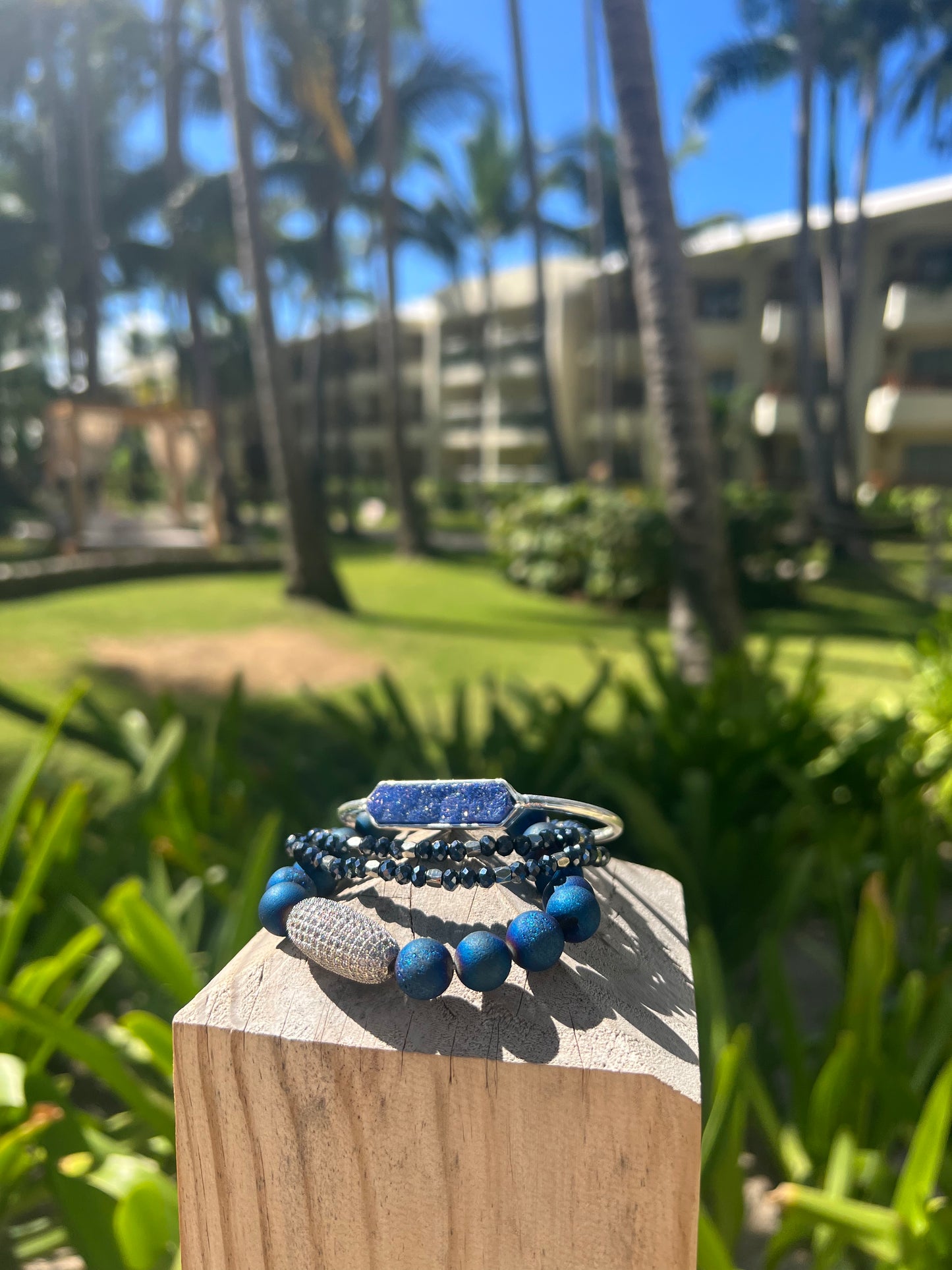 Blue Ocean Bracelet Stack