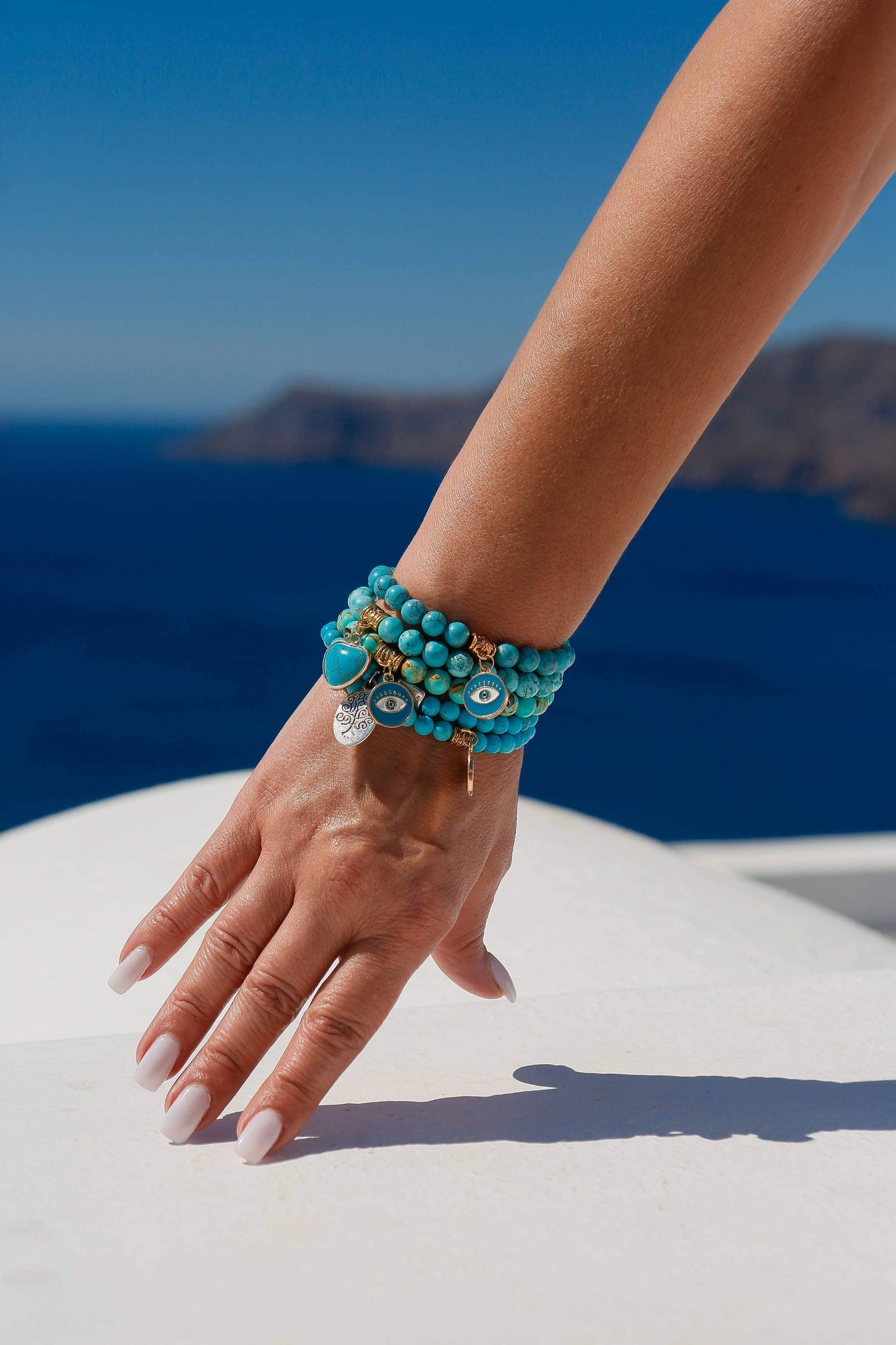 Santorini Bracelet Stack